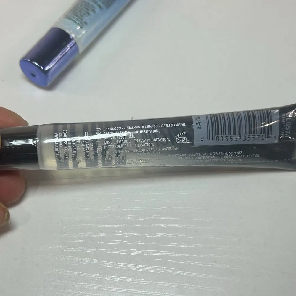 L.A.Girl Holographic Gloss Topper Lip Gloss 3 Tubes Kaleidoscope Starlight Clear
